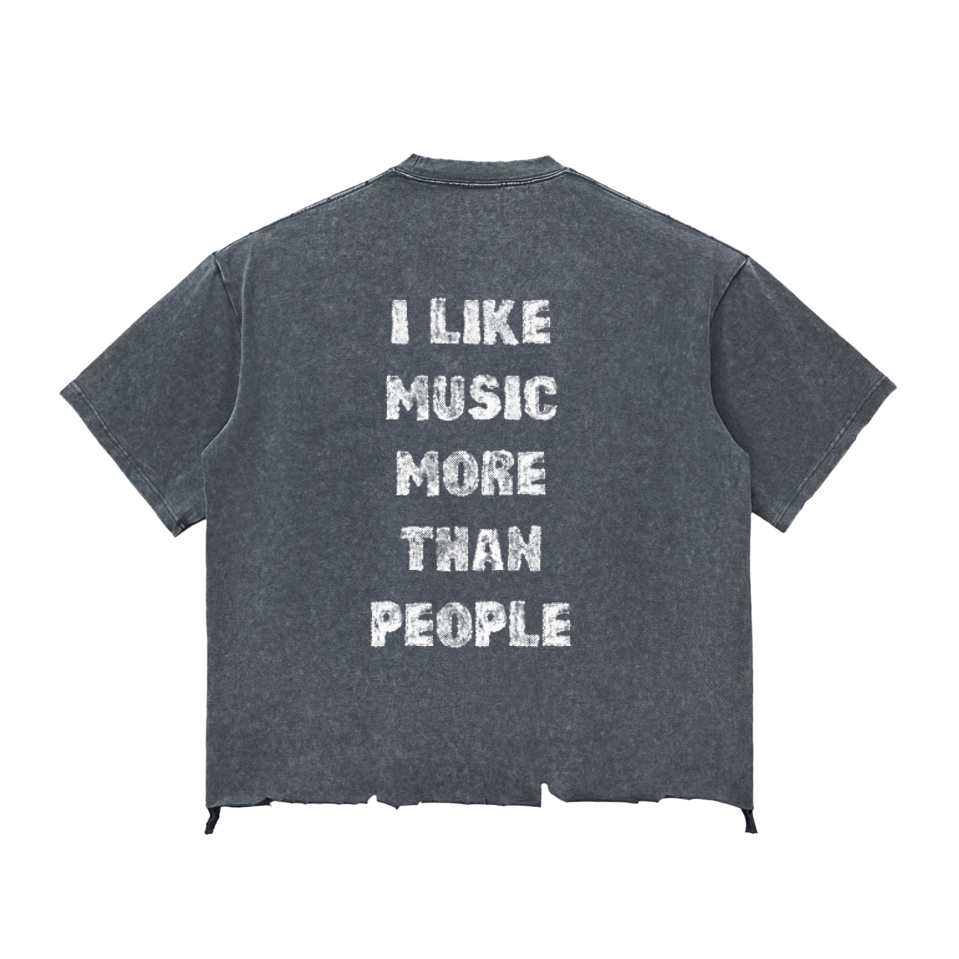 Raw-Hem Boxy T-shirt
