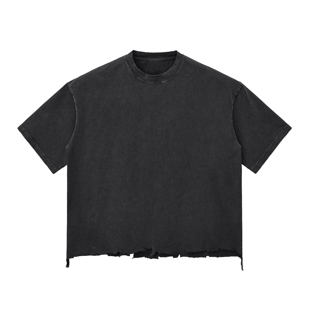 Raw-Hem Boxy T-shirt
