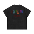 Mineral Wash Waffle Knit T-Shirt