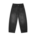 World Of Rock Sunfade Vintage Wash Barrel Leg Jeans