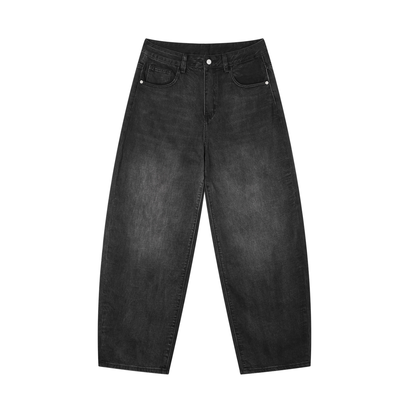 World Of Rock Sunfade Vintage Wash Barrel Leg Jeans