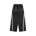 Baggy Vintage Wash Side Stripe Jeans