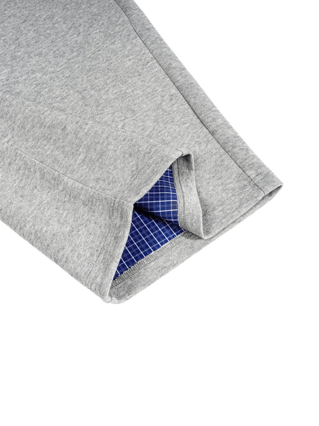 Plaid Waistband Baggy Sweatpants