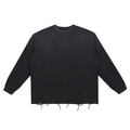 Raw Edge Ripped Long Sleeve Shirt World Of Rock