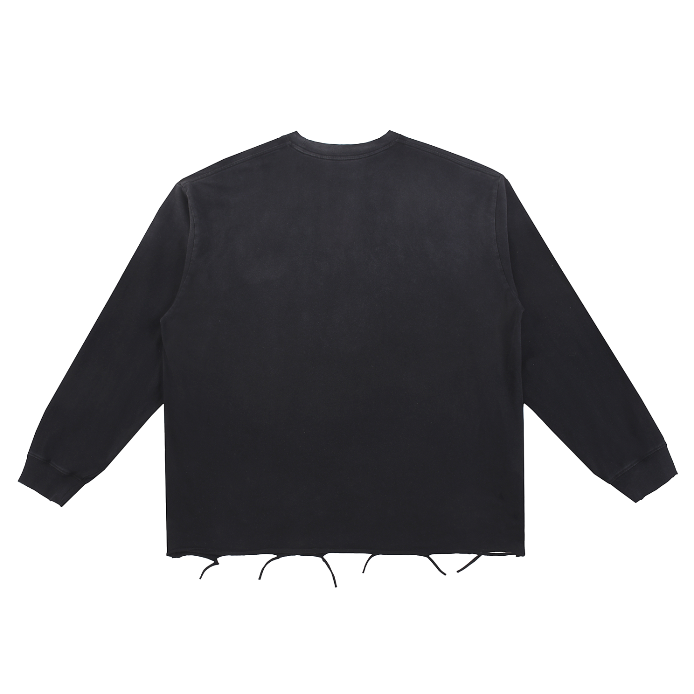Raw Edge Ripped Long Sleeve Shirt World Of Rock