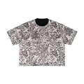 Leopard Print Boxy T-Shirt World Of Rock (NO IT'S NOT POLYESTER)