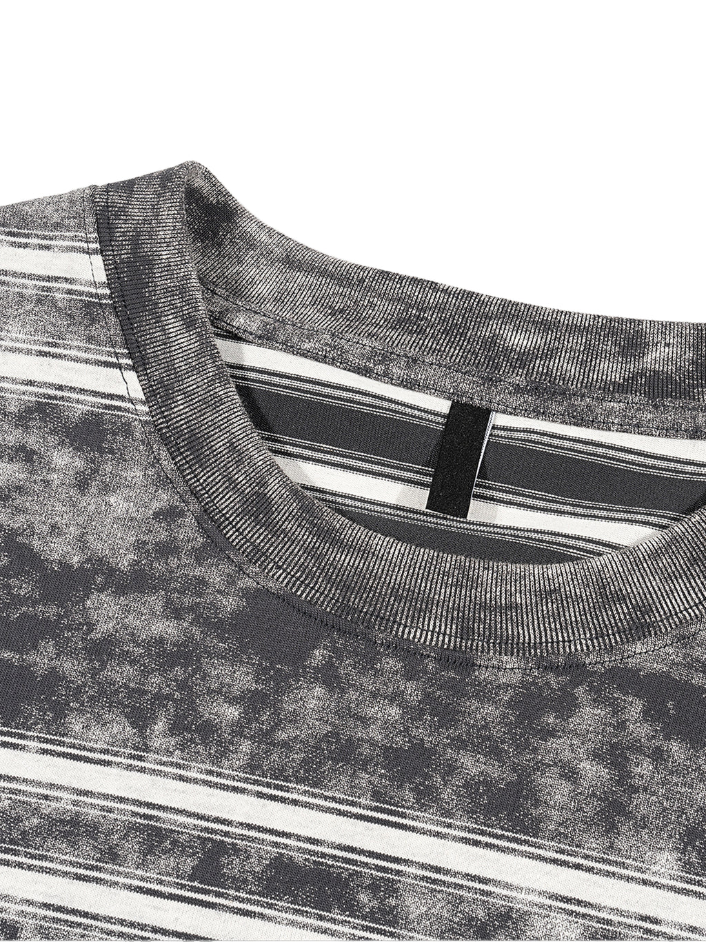 Basic Boxy Stripped World Of Rock T-Shirt