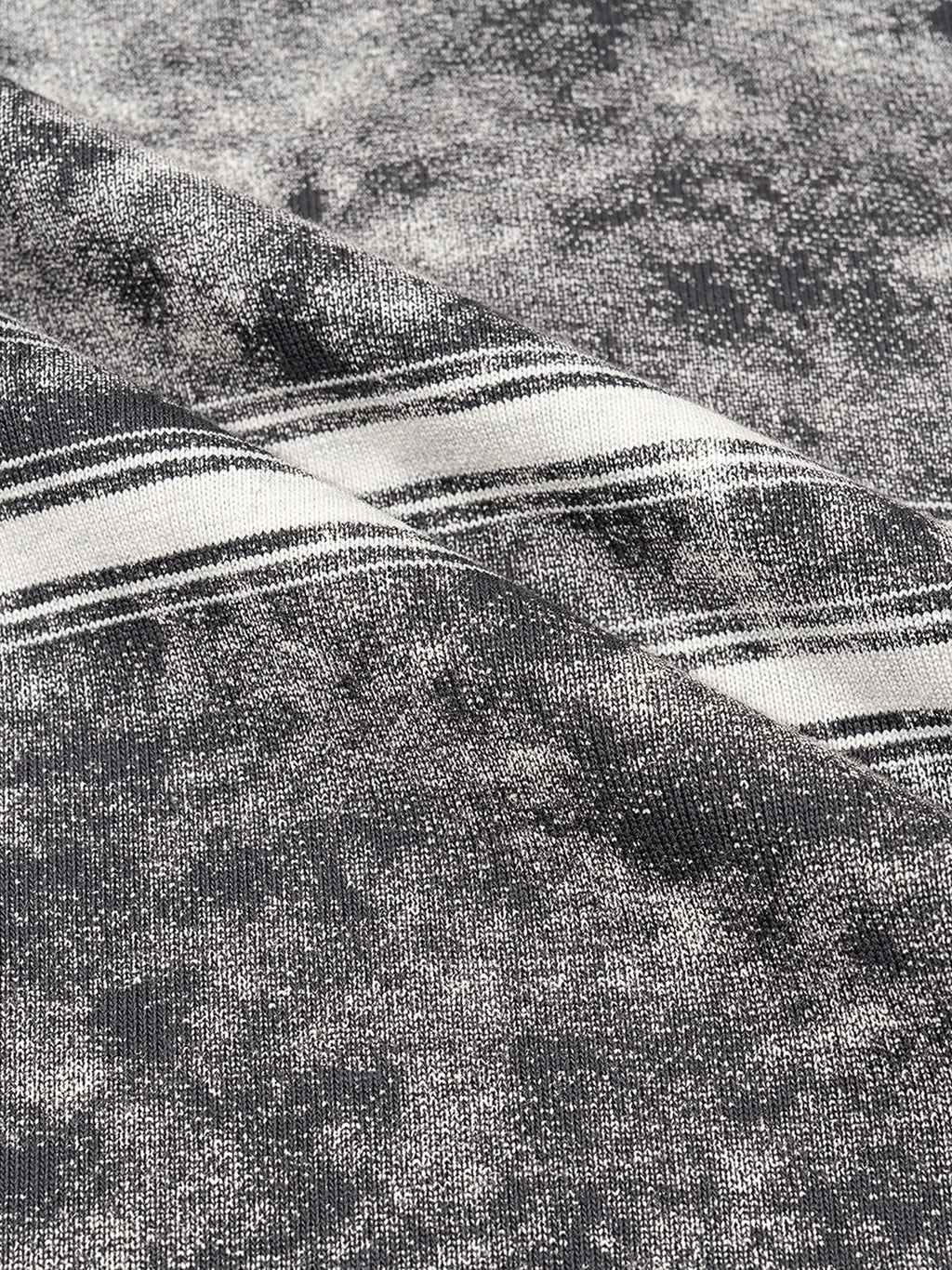 Basic Boxy Stripped World Of Rock T-Shirt
