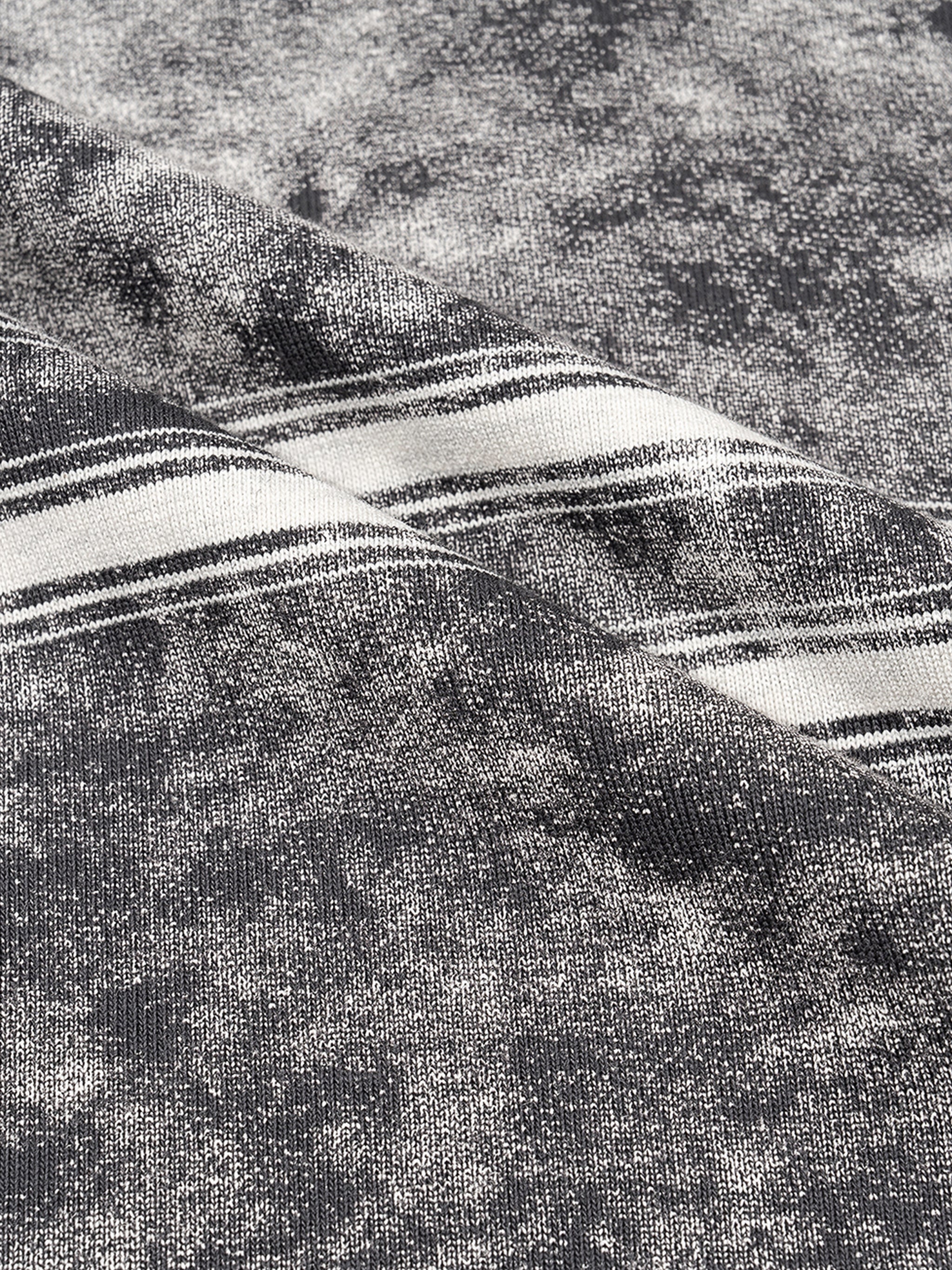 Basic Boxy Stripped World Of Rock T-Shirt