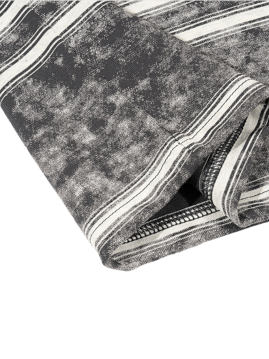 Basic Boxy Stripped World Of Rock T-Shirt