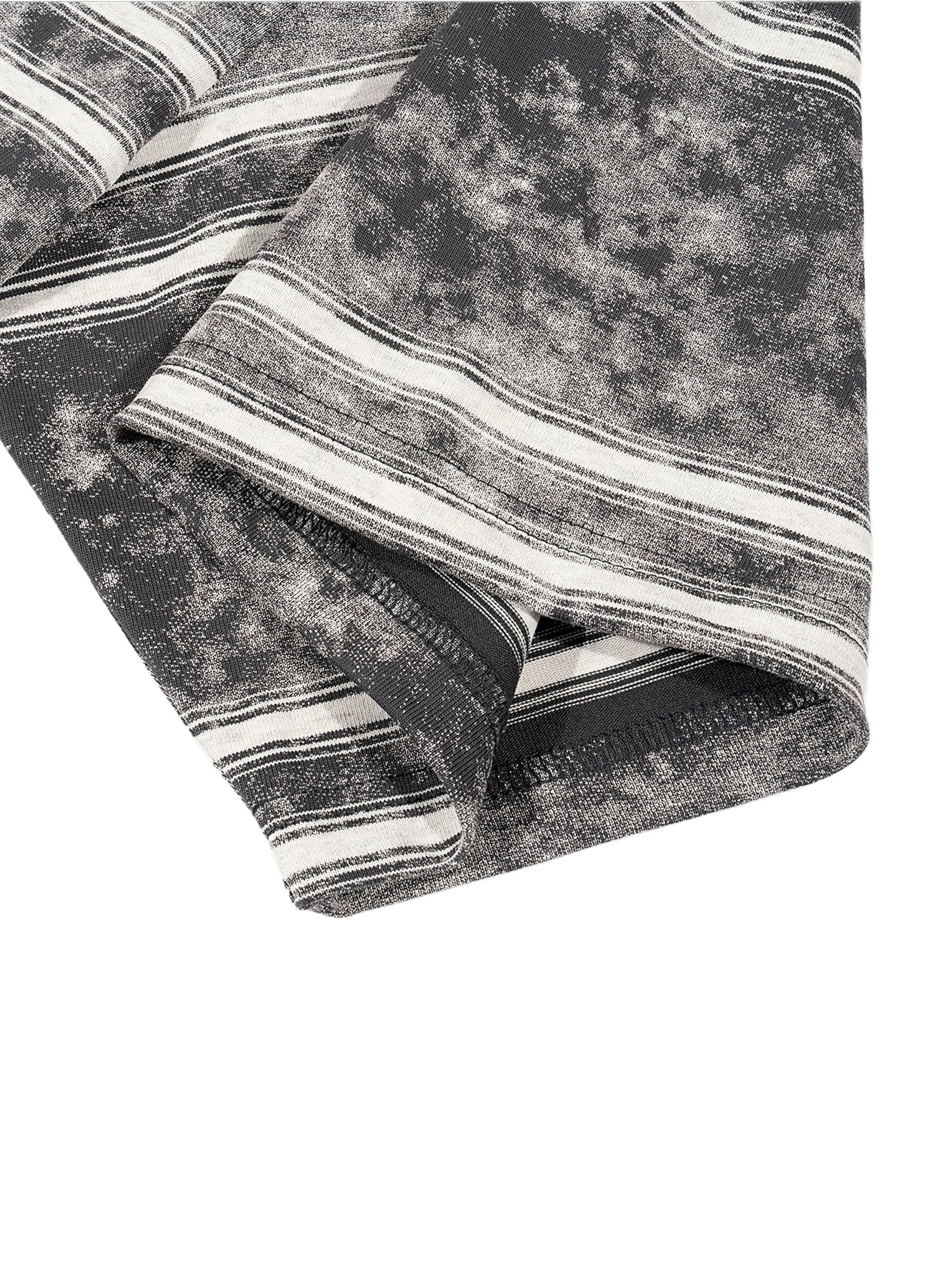 Basic Boxy Stripped World Of Rock T-Shirt