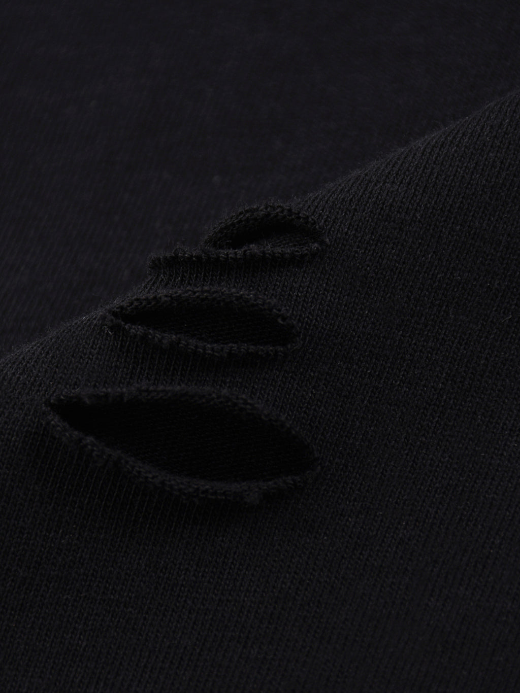 Raw Edge Ripped Long Sleeve Shirt World Of Rock