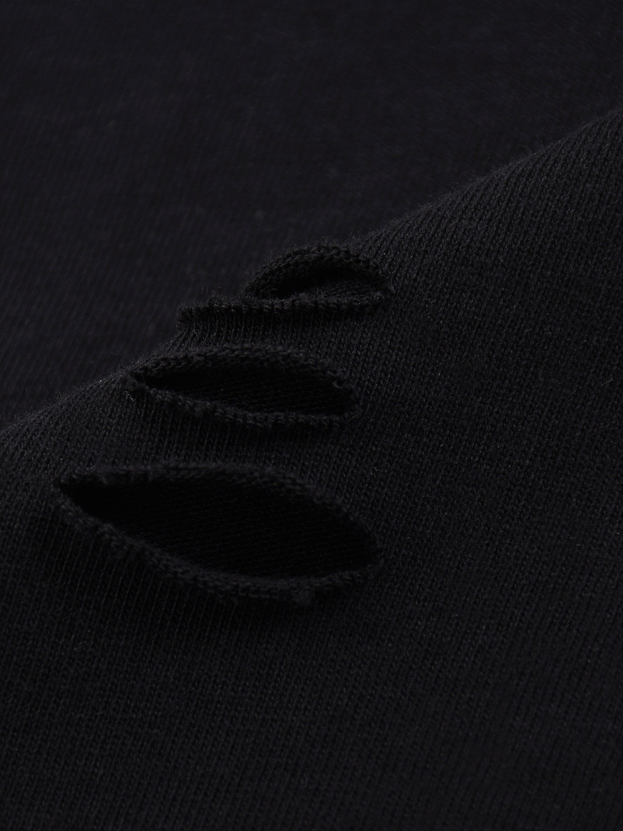 Raw Edge Ripped Long Sleeve Shirt World Of Rock