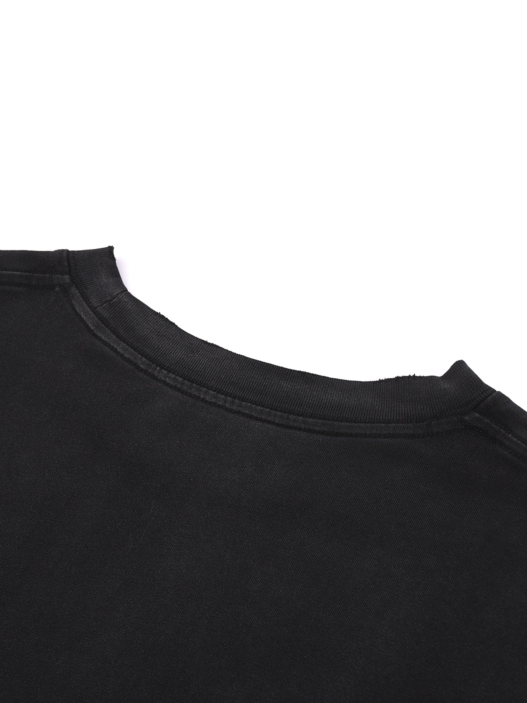Raw Edge Ripped Long Sleeve Shirt World Of Rock