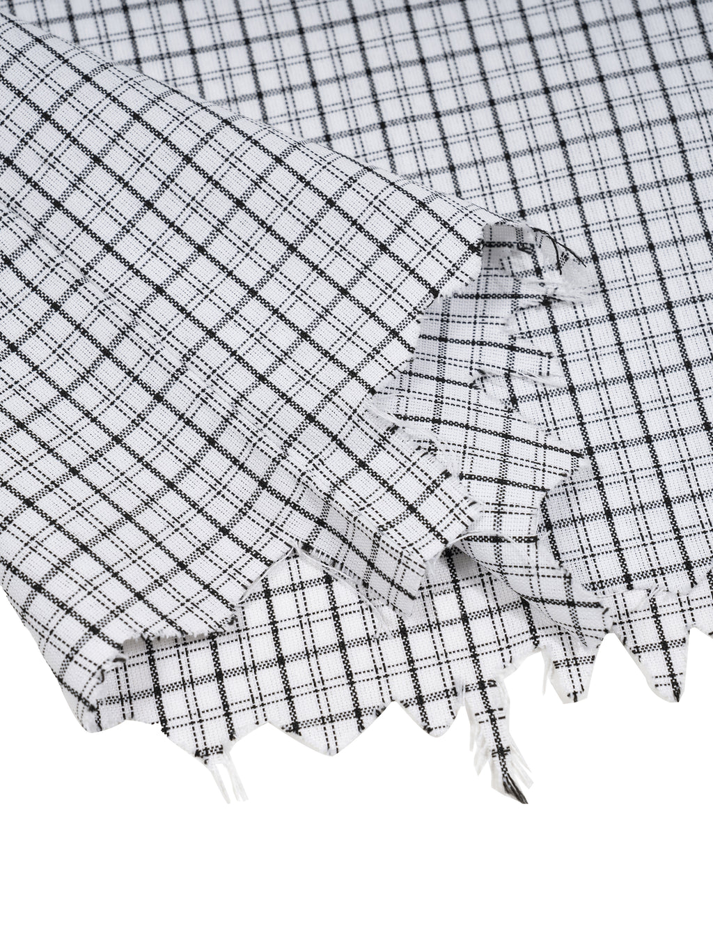 World Of Rock Unisex Distressed Plaid Boxy Shirt