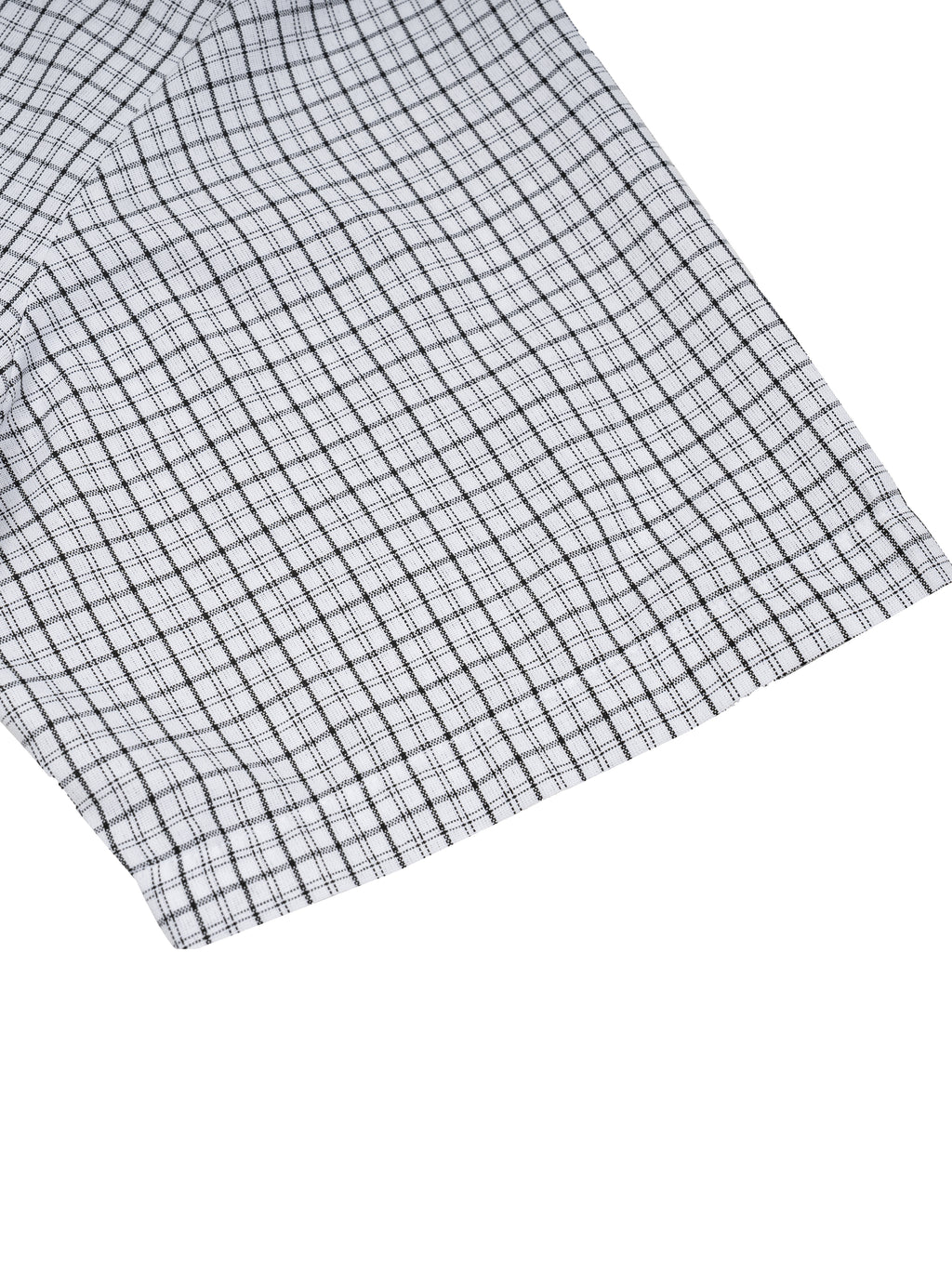 World Of Rock Unisex Distressed Plaid Boxy Shirt
