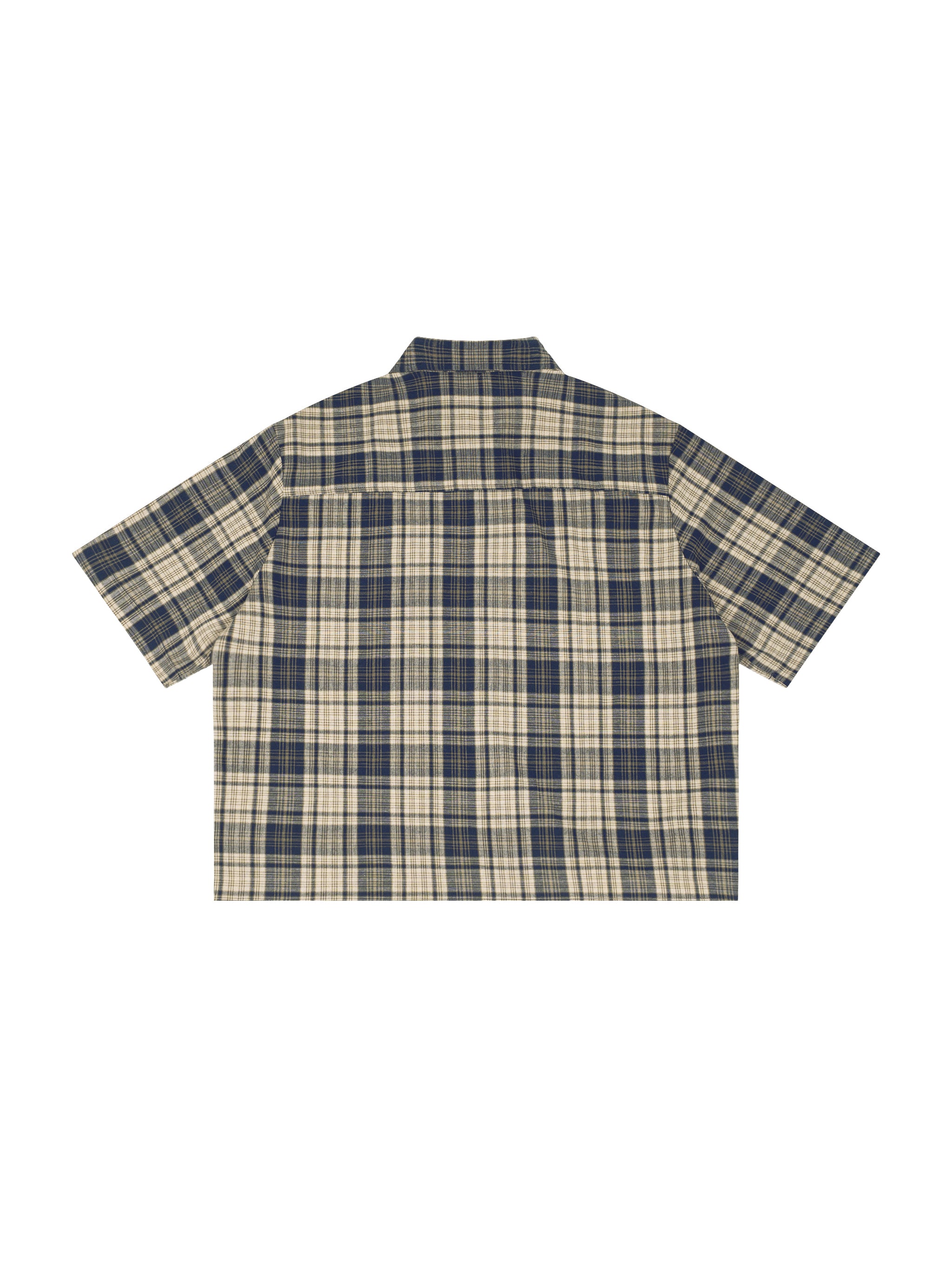 World Of Rock Unisex Plaid Boxy Short Sleeve Shirt