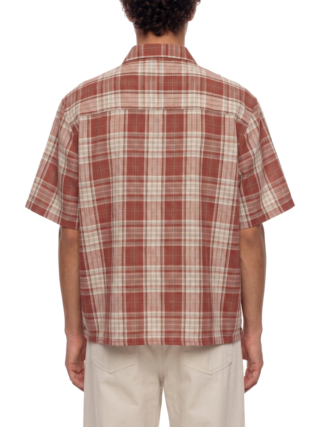 World Of Rock Unisex Plaid Boxy Short Sleeve Shirt