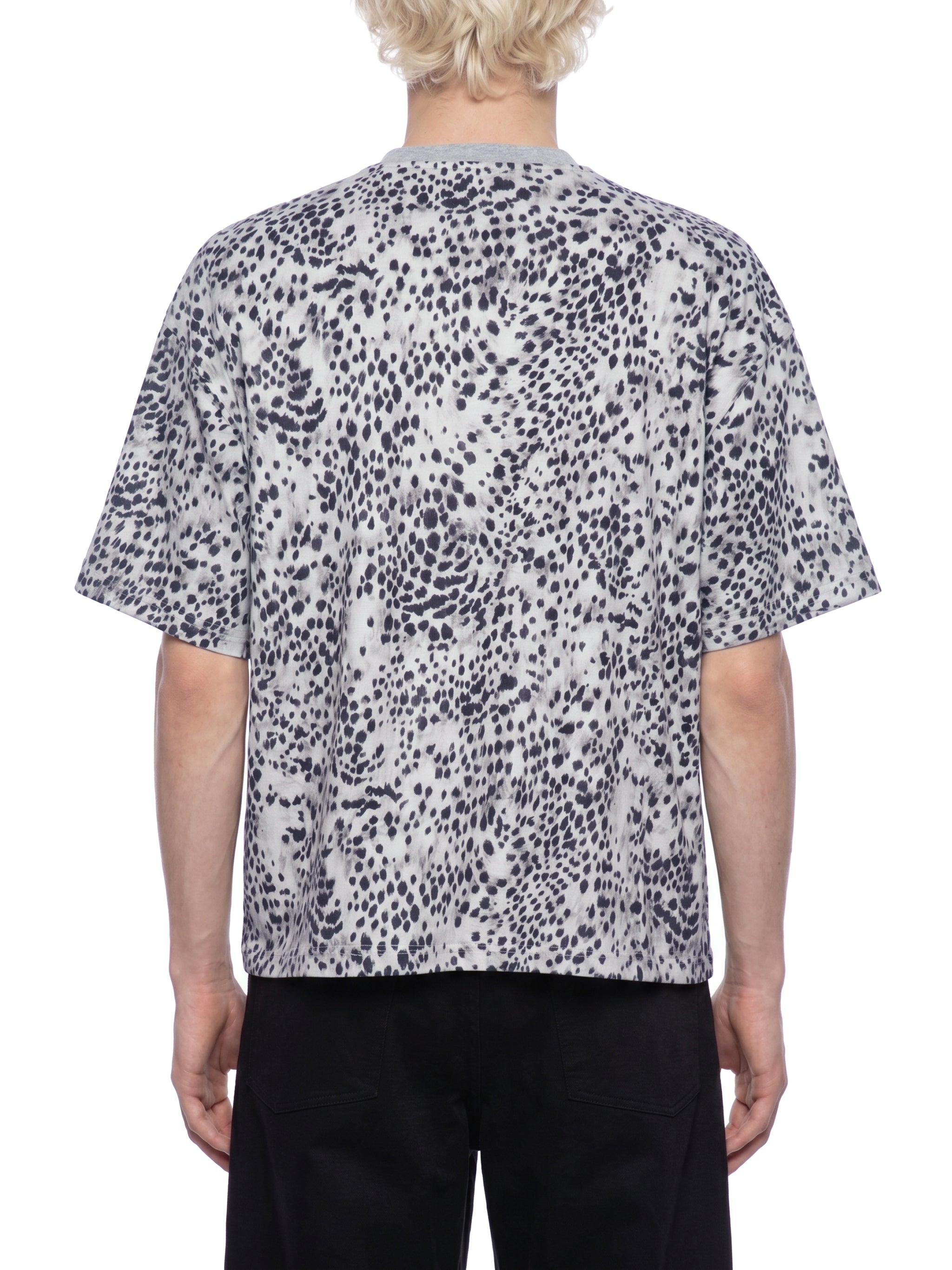 Leopard Print Boxy T-Shirt World Of Rock (NO IT'S NOT POLYESTER)