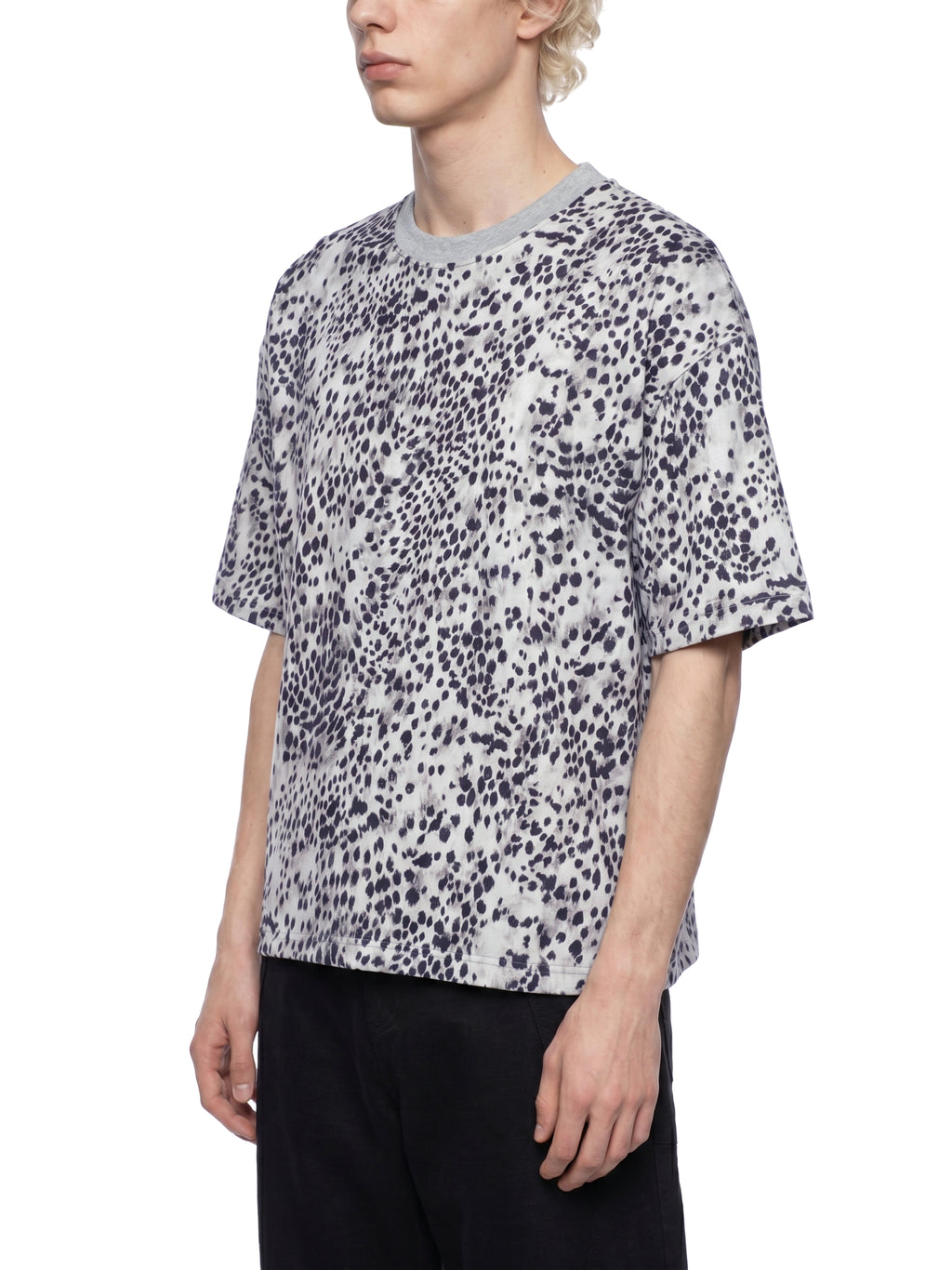 Leopard Print Boxy T-Shirt World Of Rock (NO IT'S NOT POLYESTER)