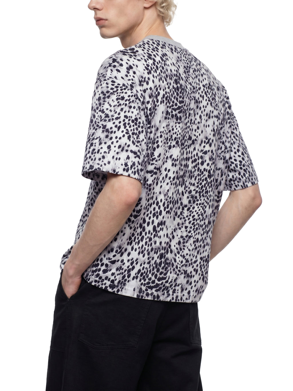 Leopard Print Boxy T-Shirt World Of Rock (NO IT'S NOT POLYESTER)