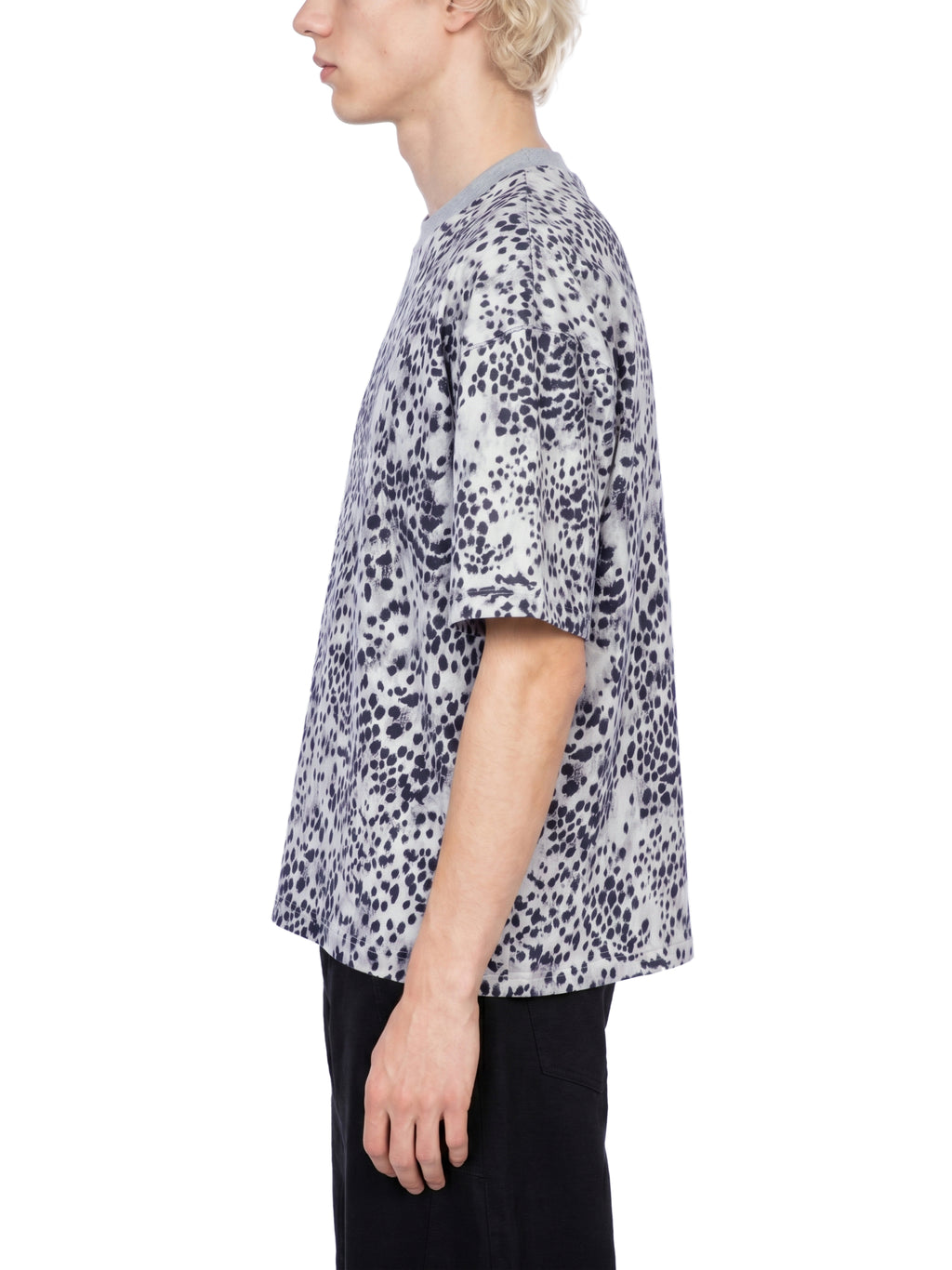 Leopard Print Boxy T-Shirt World Of Rock (NO IT'S NOT POLYESTER)