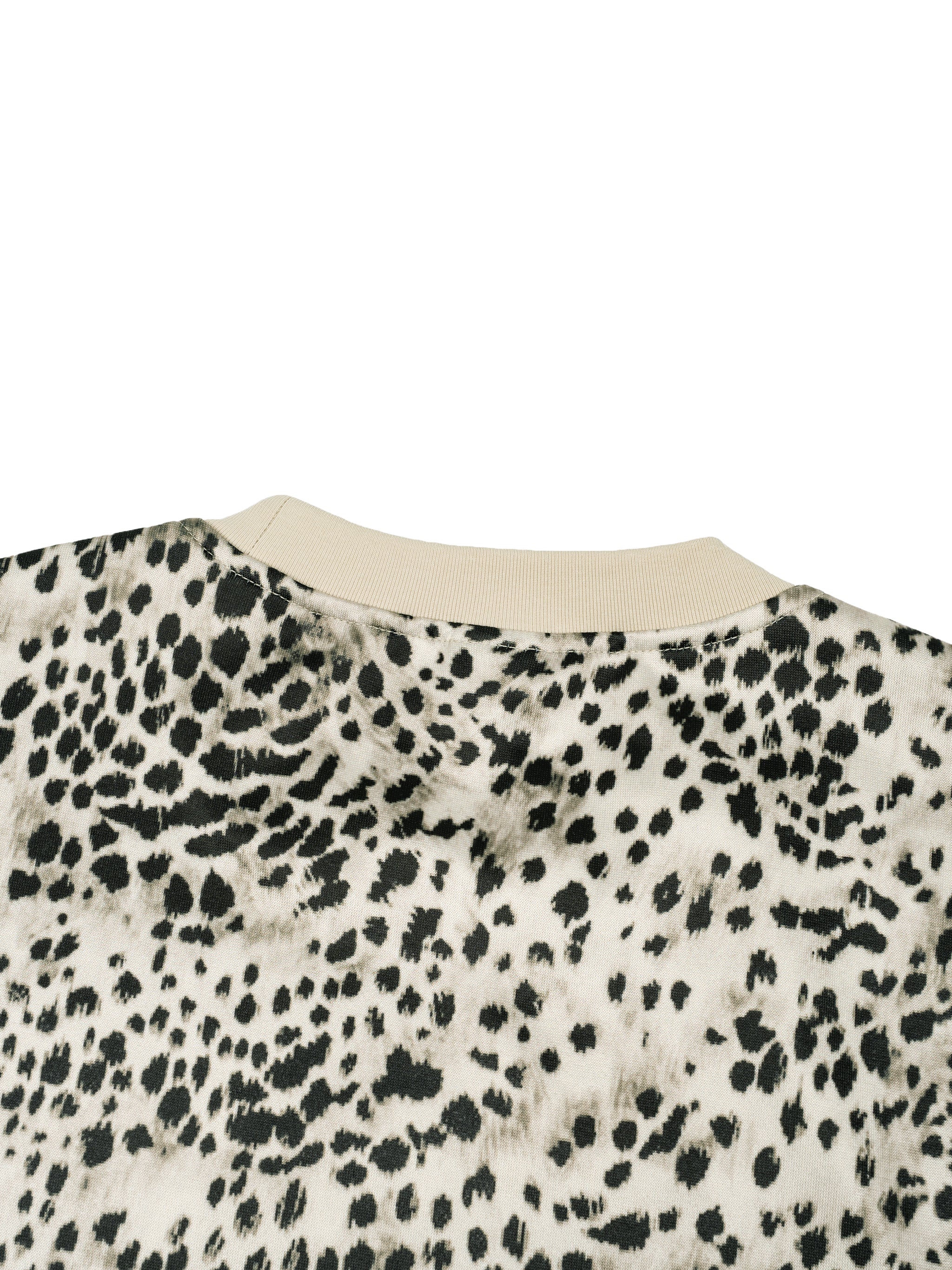 Leopard Print Boxy T-Shirt World Of Rock (NO IT'S NOT POLYESTER)