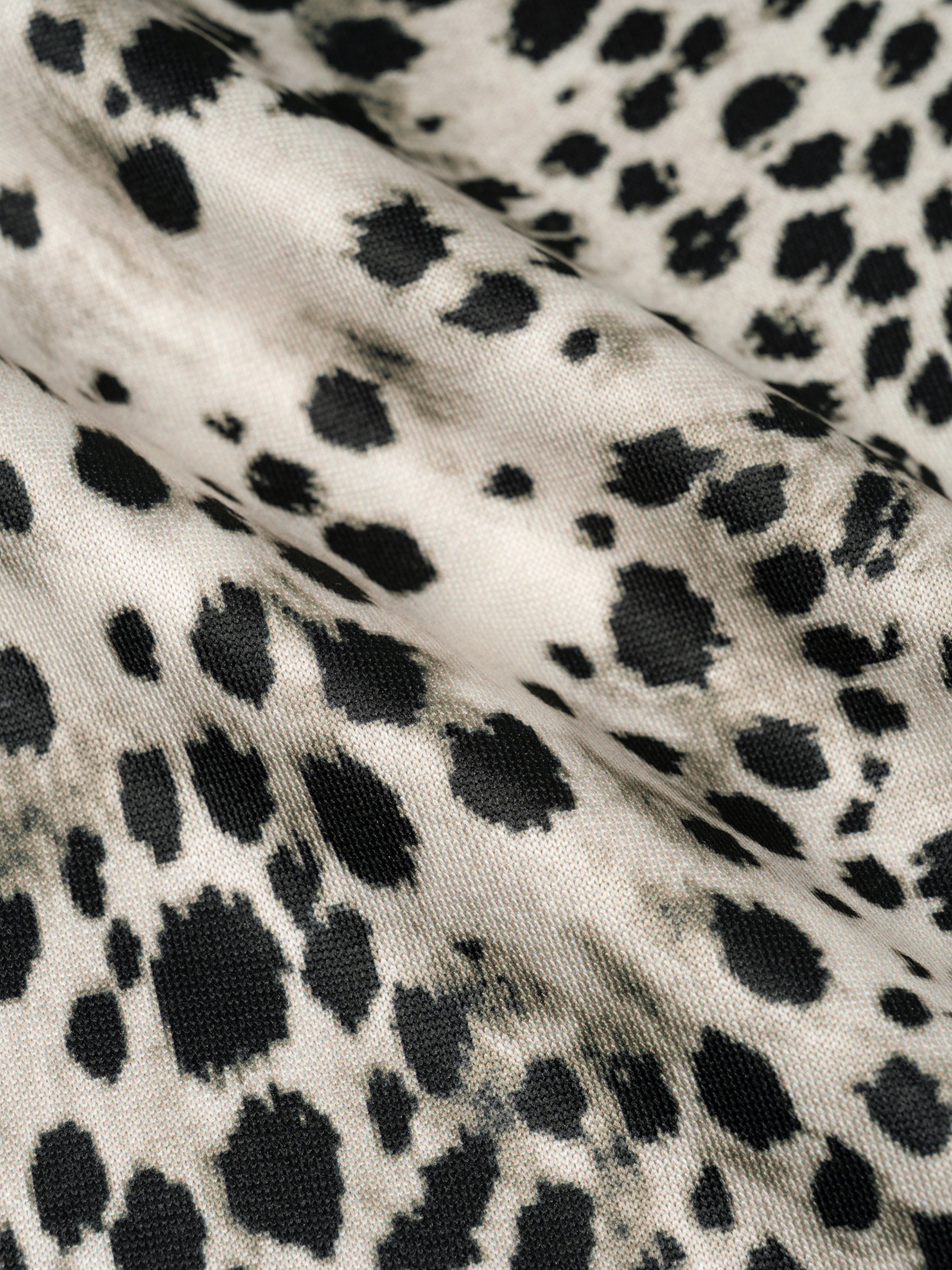Leopard Print Boxy T-Shirt World Of Rock (NO IT'S NOT POLYESTER)