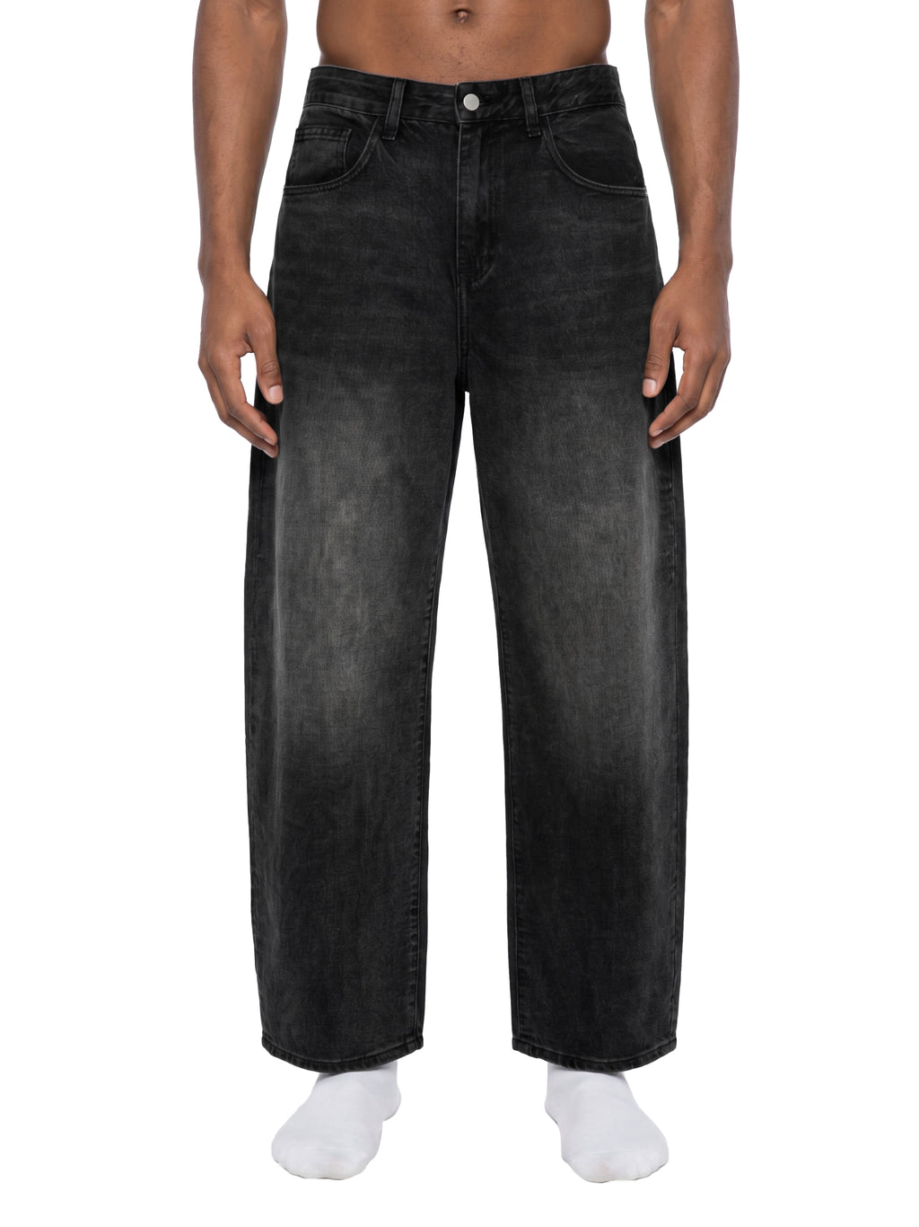 World Of Rock Sunfade Vintage Wash Barrel Leg Jeans