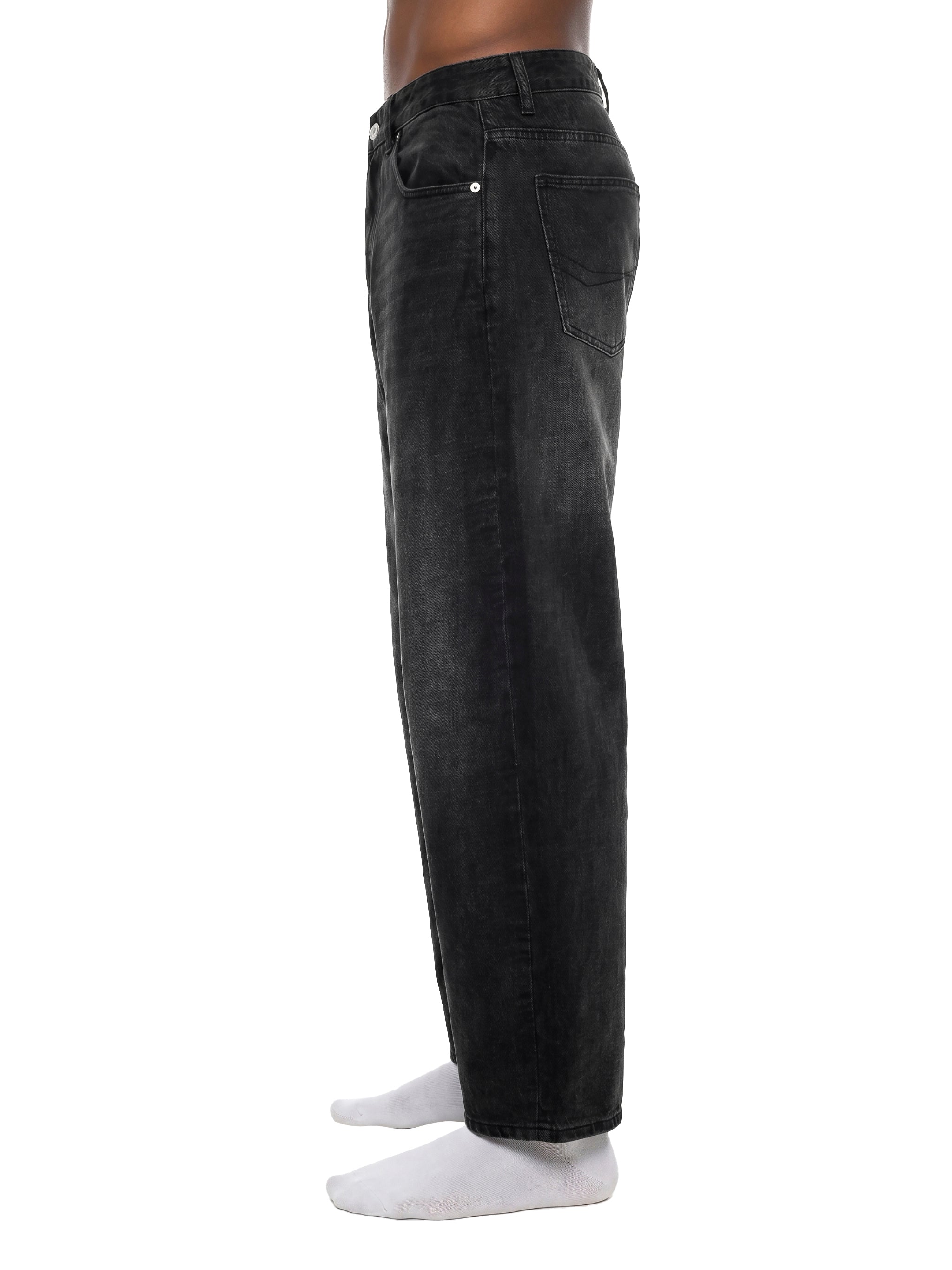 World Of Rock Sunfade Vintage Wash Barrel Leg Jeans