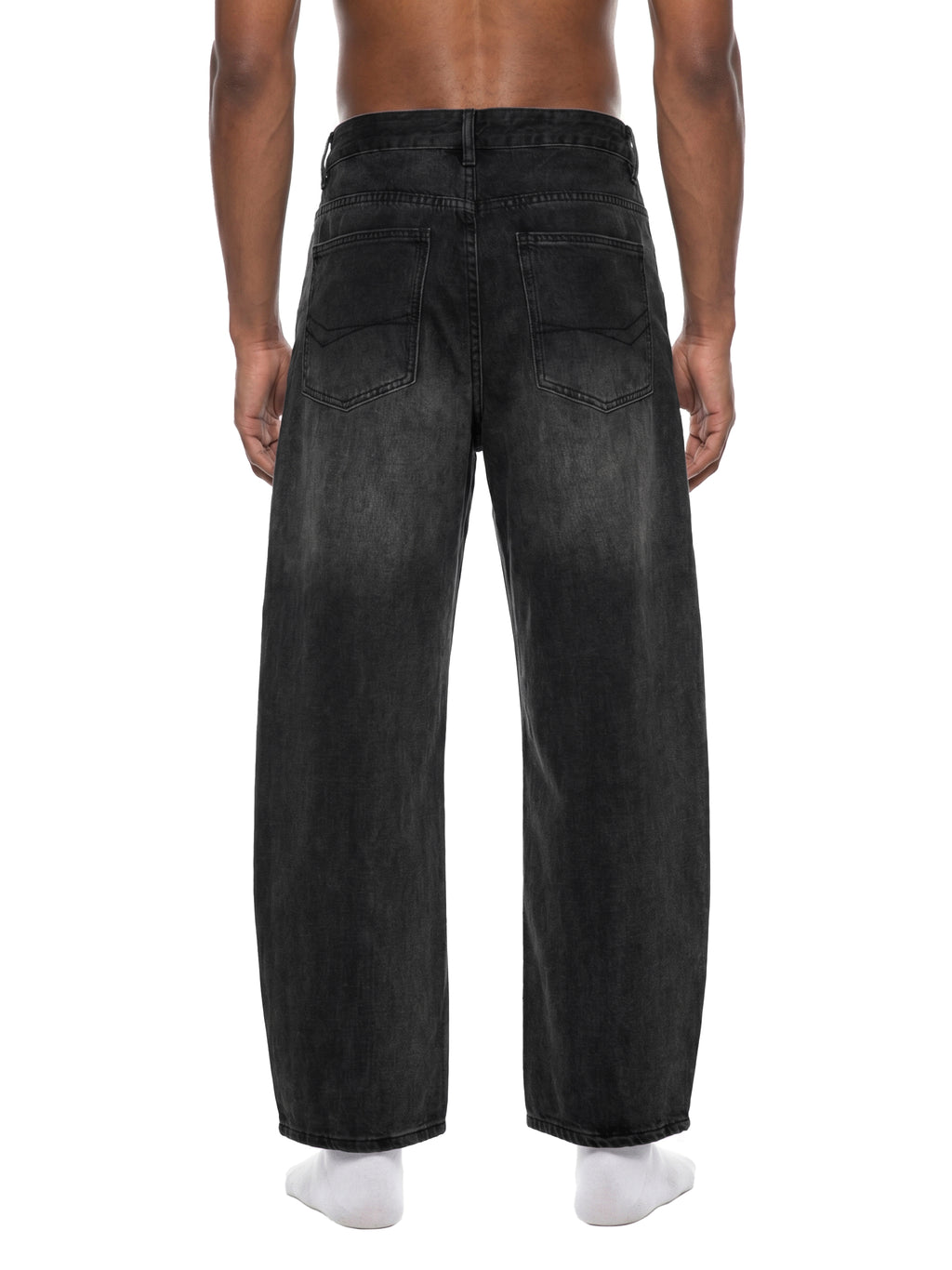 World Of Rock Sunfade Vintage Wash Barrel Leg Jeans