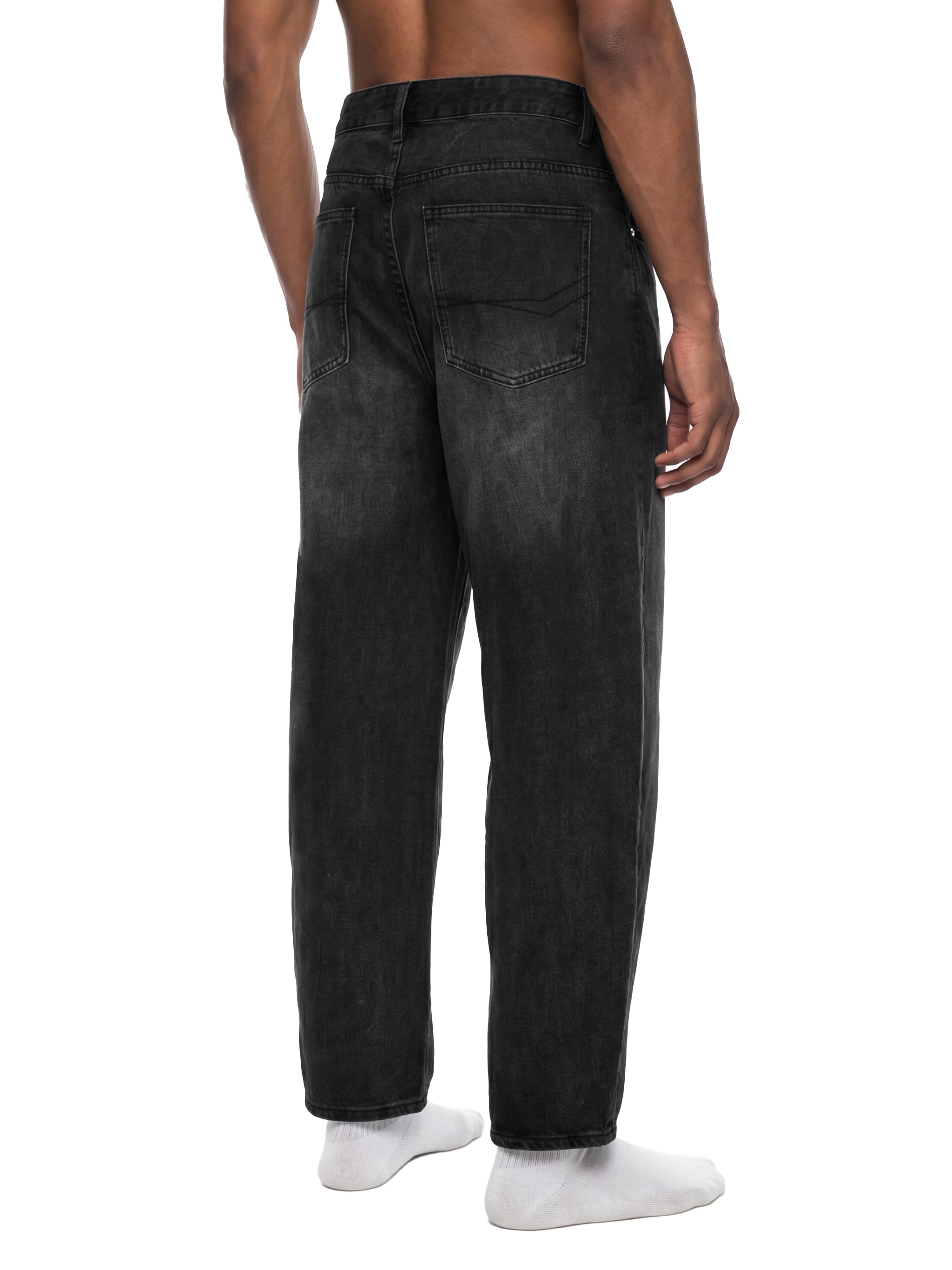 World Of Rock Sunfade Vintage Wash Barrel Leg Jeans