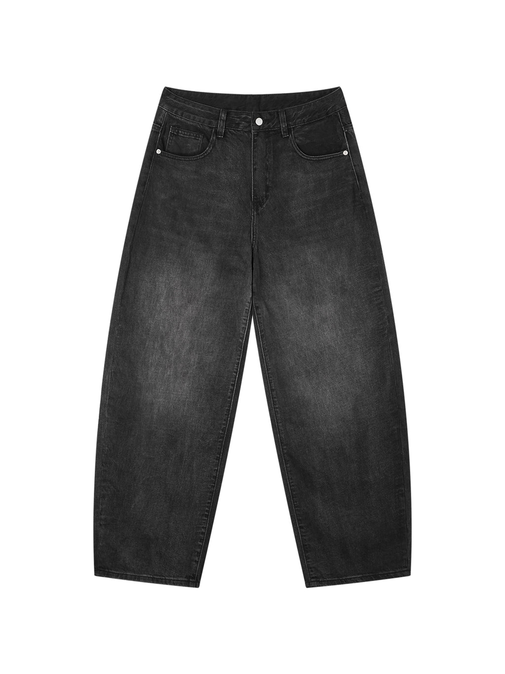 World Of Rock Sunfade Vintage Wash Barrel Leg Jeans