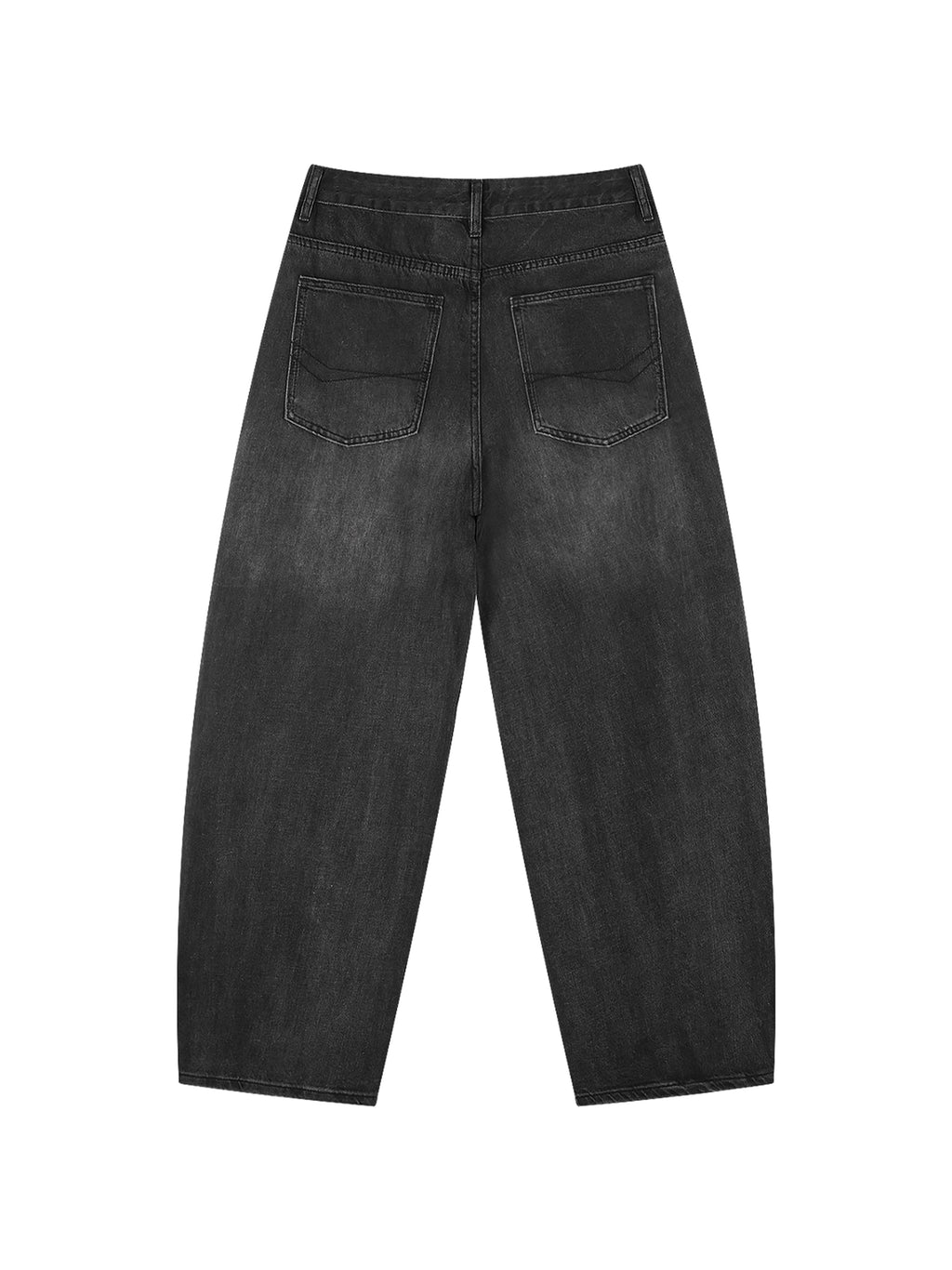 World Of Rock Sunfade Vintage Wash Barrel Leg Jeans